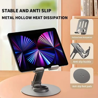 Support de tablette multifonctionnel rotatif à 360° en alliage de zinc, anti-fuite, pour tableau de bord, support pliable pour téléphone portable