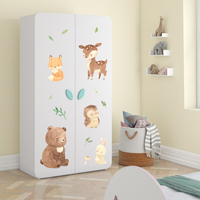 Autocollant personnalisé amovible impression décalcomanie PVC vinyle Art 3D décoration de la maison enfants autocollant mural pour chambre d'enfants murs