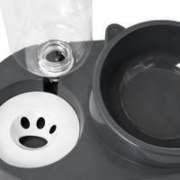 Distributeur d'eau automatique pour animaux de compagnie, alimentation par gravité, plastique transparent blanc, grande capacité, auto-remplissage pour chat, chien, petits animaux, maison