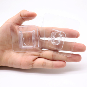 Rivestimento in gomma biadesivo ganci <span class=keywords><strong>da</strong></span> parete appendiabiti a ventosa forte trasparente supporto <span class=keywords><strong>da</strong></span> parete per pipistrello <span class=keywords><strong>da</strong></span> cucina - Product Image 4