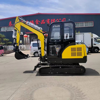 Excavatrice sur chenilles de qualité professionnelle avec une puissance de 20 kW, godet fabriqué en Chine