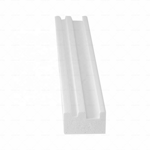 Pvc प्रोफ़ाइल स्टॉप 5/8 "x 1 3/16" ट्रिम और घर सजावट के लिए मोल्डिंग - Product Image 3