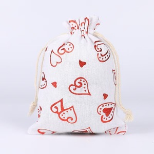 Bolsas de Algodón con Cordón Personalizadas al por Mayor de Fábrica, Bolsa de Regalo Ecológica, Bolsa de Almacenamiento para Regalos del Día de San Valentín, Bolsa Protectora contra el Polvo - Product Image 3