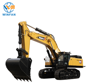 Excavatrice sur chenilles Sany SY980H d'occasion |   Configuration personnalisée de levage lourd pour la construction de fondations de barrages - Product Image 2