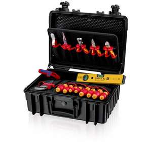 KNIPEX - 00 21 34 HL S2 Caja de herramientas “Robust 23 Start'' con surtido ''Electric'' (24 Uds.) -BOLSAS EAN 4003773087366 - Product Image 1