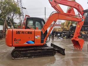 รถขุดตีนตะขาบฮิตาชิ ZX60 มือสอง ขนาด 6 ตัน ระบบไฮดรอลิก เครื่องขุดขนาดเล็กสำหรับงานก่อสร้าง - Product Image 1