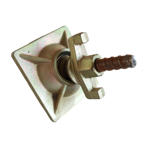 Les montants d'échafaudage sont sécurisés Plaque carrée en fonte ductile Tirants Échelles galvanisées Composants en acier Écrous rotatifs - Product Image 5