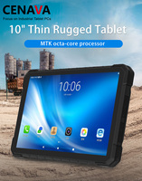 Tablette industrielle robuste Android CENAVA A18ST 10,1 pouces 12+256G 10 points tactiles G+G 4G LTE avec scanner 1D 2D