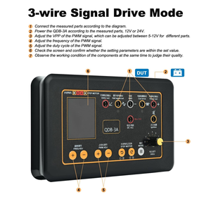 Auto Zündspule <span class=keywords><strong>Tester</strong></span> Auto Leerlauf Schrittmotor Magnetventil Injektor Aktuator Fehler detektor QDB-3A - Product Image 4