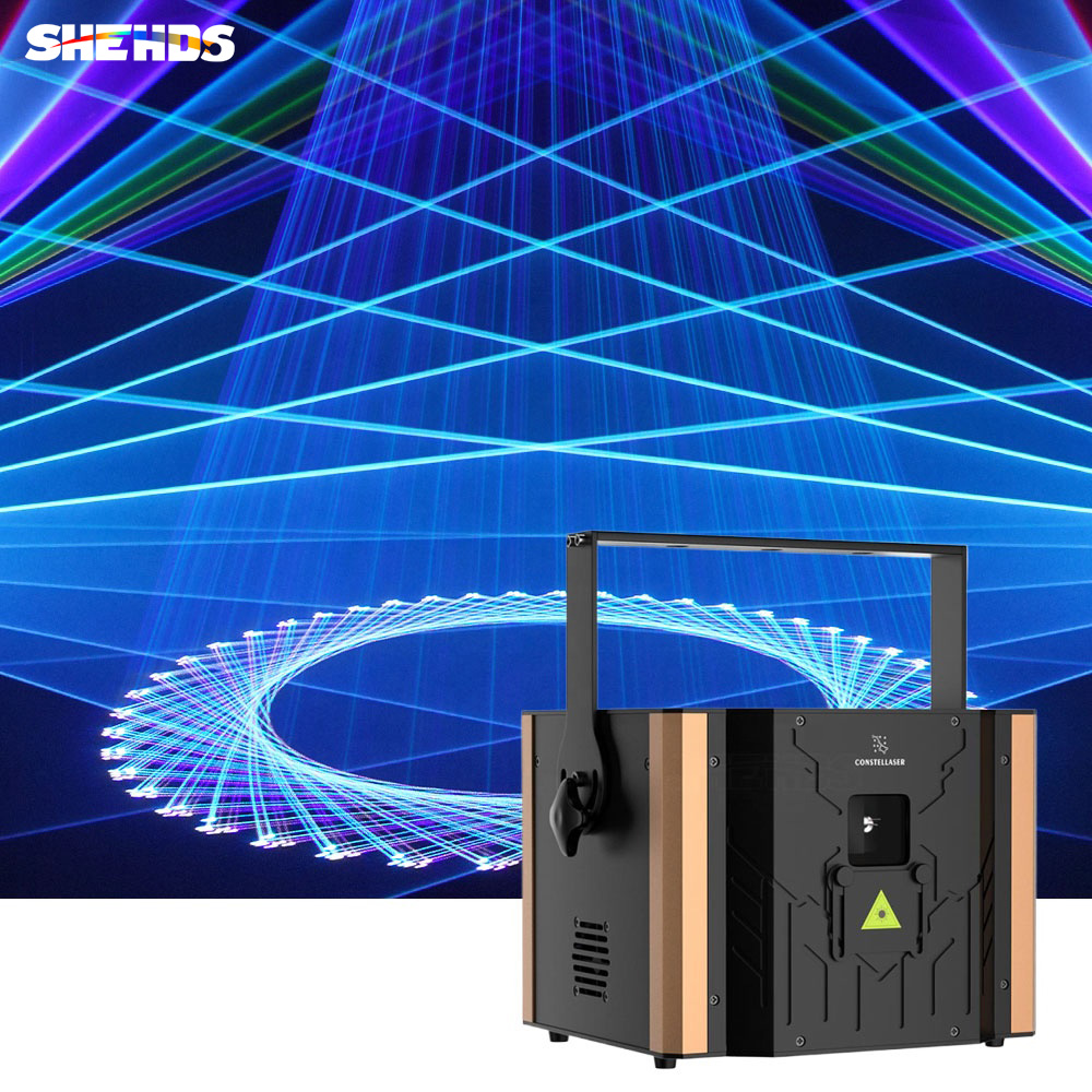 Constellaser 6 Вт RGB анимационный лазер полупроводниковый Свадебный лазерный свет с DMX512 & ILDA & RJ45 арт-сетчатый разъем