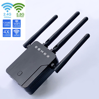 Répéteur Wi-Fi 2.4 Ghz/5ghz, 300 mb/s, 1200 mb/s, longue portée, amplificateur de Signal sans fil pour extension de réseau