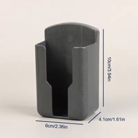 1Pc Étagère murale pour salle de bain Étagère universelle blanche pour télécommande de climatiseur Support mural pour prise de courant