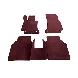 Tapis de sol en laine pure écologiques personnalisés de 20 mm, ensemble complet (imperméable/anti-poussière/antidérapant/facile à nettoyer) 5 pièces pour <span class=keywords><strong>Mercedes</strong></span> - Product Image 1