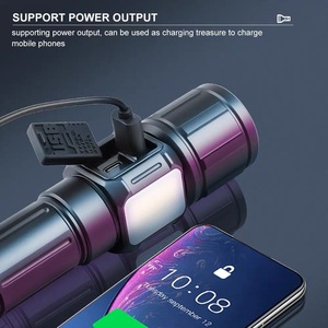 Lampe torche LED rechargeable XINSITE 35W 2400mAh en alliage d'aluminium haute intensité longue portée pour le camping en plein air - Product Image 3