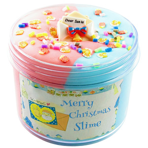 ชุดสไลม์ AMZ 100 มล. สำหรับคริสต์มาสและปีใหม่ 12 สี ดินน้ำมันเพื่อการศึกษา ดินปั้น PP พลาสติก ดินน้ำมันสีเหลือง กล่องดินน้ำมัน - Product Image 3