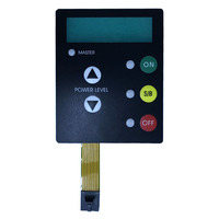 Sakelar Keypad Membran Kustom Tahan Air dan Debu, Sakelar Tombol Tekan Membran dengan Overlay Grafis PET untuk Lingkungan Keras