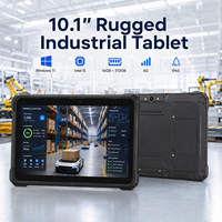 Tableta Industrial Resistente de 10.1 Pulgadas IPS con Diez Núcleos, Lector Biométrico de Huellas Dactilares, 16 GB, IP68, Resistente al Agua, Táctil, Intel