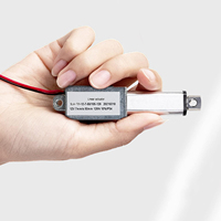 Actionneur linéaire micro multi-usages, course de 25 mm, 6 V, 12 V, 24 V CC, 30 mm/s, 32 N, métal, pour équipement d'automatisation
