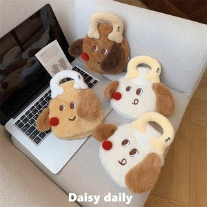 Bouillotte portable en peluche en forme de chien mignon, épaisse, pour étudiants et filles, pour réchauffer le ventre et les mains - Product Image 4
