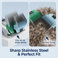 Shernbao S-AWC Premium Guide Comb Set : Guides de coupe professionnels pour tondeuses à cheveux
