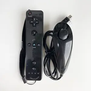2 In 1 Built In Motion Plus Remote Controller And Nunchuck For Wii & Wii U