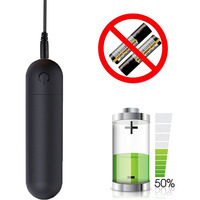 G-Punkt-Kugelvibrator, Nippel- und Klitorisstimulator, USB-wiederaufladbar, 100 % wasserdichtes Silikon für unterwegs