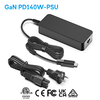 Adaptateur d'alimentation USB-C PD140W GaN à verrouillage par vis pour PC médical, industriel, PoE, AV, Edge Computing, station de travail mobile