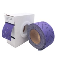 Rouleau de ponçage céramique violet 3M de qualité supérieure 70MM*12MM GRIT 40 pour ponçage à sec automobile