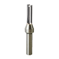 Fresas rectas TCT de doble filo para madera, herramientas de corte CNC, fresas de grabado recto, herramientas de fresado