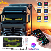 Écran LED à commande vocale AI, voyants USB Pixel, écran matriciel RVB flexible de contrôle d'application, pour publicité, décoration de fête de voiture