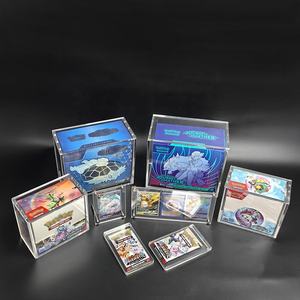 Boîte <span class=keywords><strong>de</strong></span> rangement pour cartes Pokémon Prismatic Evolutions Elite Trainer Box, protection UV 99,6 %, acrylique, couvercle magnétique transparent. - Product Image 2