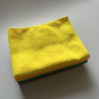 Étiquette de lavage personnalisée 250GSM 5 couleurs 30*40cm Serviette de nettoyage en microfibre