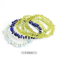 Nouveau bracelet tendance multicolore en pierres précieuses naturelles fait main, bijoux perlés extensibles en améthyste et quartz rose pour femmes