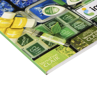 Solution d'impression de catalogue personnalisée avec reliure souple, format A3/A4, impression offset, estampage à chaud, taille personnalisée