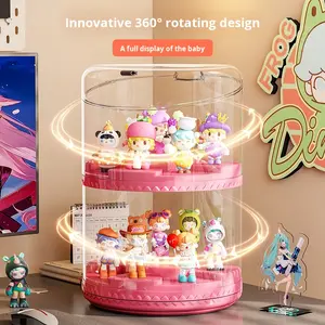 Gabinete <span class=keywords><strong>de</strong></span> almacenamiento <span class=keywords><strong>de</strong></span> plástico PET moderno, caja <span class=keywords><strong>de</strong></span> exhibición, multicapa, transparente, a prueba <span class=keywords><strong>de</strong></span> polvo para muñecas, figuras <span class=keywords><strong>de</strong></span> <span class=keywords><strong>mano</strong></span> para ladrillos Lego <span class=keywords><strong>de</strong></span> aluminio - Product Image 2