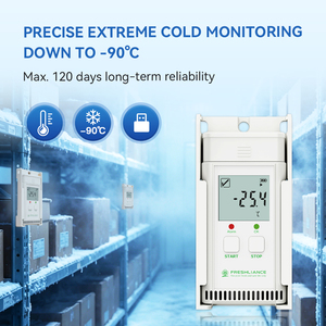 เครื่องบันทึกอุณหภูมิ Atlas <span class=keywords><strong>Pro</strong></span>-IUT สำหรับน้ำแข็งแห้ง แบบ USB สำหรับห้องเย็น ห่วงโซ่ความเย็น และตู้แช่แข็ง - Product Image 1