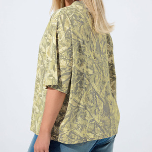 เสื้อยืดผู้หญิงผ้าฝ้ายคุณภาพสูง ดีไซน์ทันสมัย ผลิตในปากีสถาน ไซส์พลัส เสื้อผ้าฤดูร้อน สไตล์ลำลอง เสื้อยืดโอเวอร์ไซส์ - Product Image 4