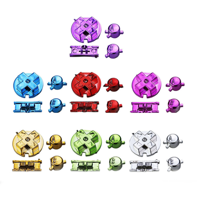 9 in 1 Handheld Game Console Button Set for GBA Replacement Buttons Repair Parts for Nintendo Gameboy Game Accessories