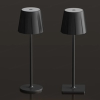 Lampe de table de restaurant sans fil rechargeable à LED, lampe de table LED sans fil de luxe, Lampada Da Tavolo Led