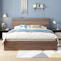 Meubles en bois de design italien moderne, lits grand format, écologiques, rangement sous le lit