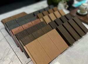 <span class=keywords><strong>Legno</strong></span> impermeabile composito recinzione WPC pannelli recinzione WPC recinzione palo/palo con base non rivestita - Product Image 6