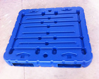 Proveedor Integral de Maquinaria con Certificación CE e ISO, Máquina de Moldeo por Soplado de Palés de 2 Capas de 1.4*1.2m para Fabricación de Palés de Plástico HDPE