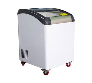 ตู้แช่ไอศกรีมแบบอุณหภูมิเดียวสำหรับใช้ในเชิงพาณิชย์ พร้อมประตูกระจกแบบลึก สามารถติดสติกเกอร์ดีไซน์ตามต้องการ - Product Image 1