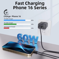 Cable USB OEM de Fábrica, 60W, 2m, 6 pies, Cable Tipo C de Carga Rápida, Trenzado de Nailon, Resistente, Cables de Datos USB-C de 60W