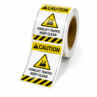 Étiquettes d'avertissement de sécurité industrielles personnalisées et durables, autocollants adhésifs de contrôle qualité pour avertissements de danger et de précaution industrielles