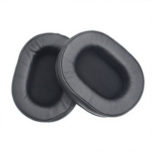 For Audio-Technica ATH-SR5 ATH-SR5BT SR5 SR5BT Earpads Ear Pads Ear Cushions Premium <b>Protein</b> Leather On Ear Foam Covers - Product Image 3