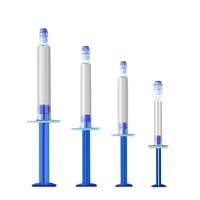 Offre Spéciale Airless Jetable Poussoir Seringue Bouteille Produits De Soins De La Peau Crème Pour Les Yeux Sérum Bouteille Essence Aiguille Tube bouteille en plastique