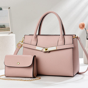 Bolso Tote Casual para Mujer Jemutaz con Adorno de Pompón, Correa Extraíble, Cierre de Solapa Clásico, Bolso de Mano de Microfibra para Uso Diario - Product Image 3