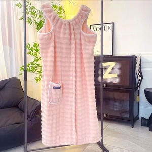 <span class=keywords><strong>Toalla</strong></span> de Baño Tipo Bata con <span class=keywords><strong>Tirantes</strong></span> para Mujer, Uso Doméstico, Adulto, Súper Absorbente, Falda de Baño Clase A - Product Image 3