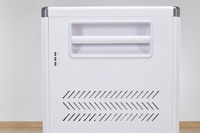 Chariot de recharge AC 110/220V, 20-40 emplacements, série DC, pour ordinateurs portables, Chromebooks et tablettes, idéal pour les salles de classe.